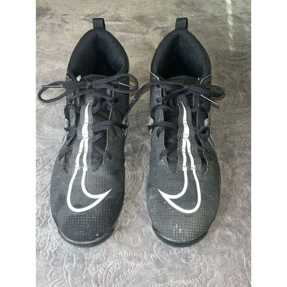 NEW Men's Nike Alpha Menace 3 Shark Football Cleats CV0582-010 Size 10.5 - Picture 2 of 8